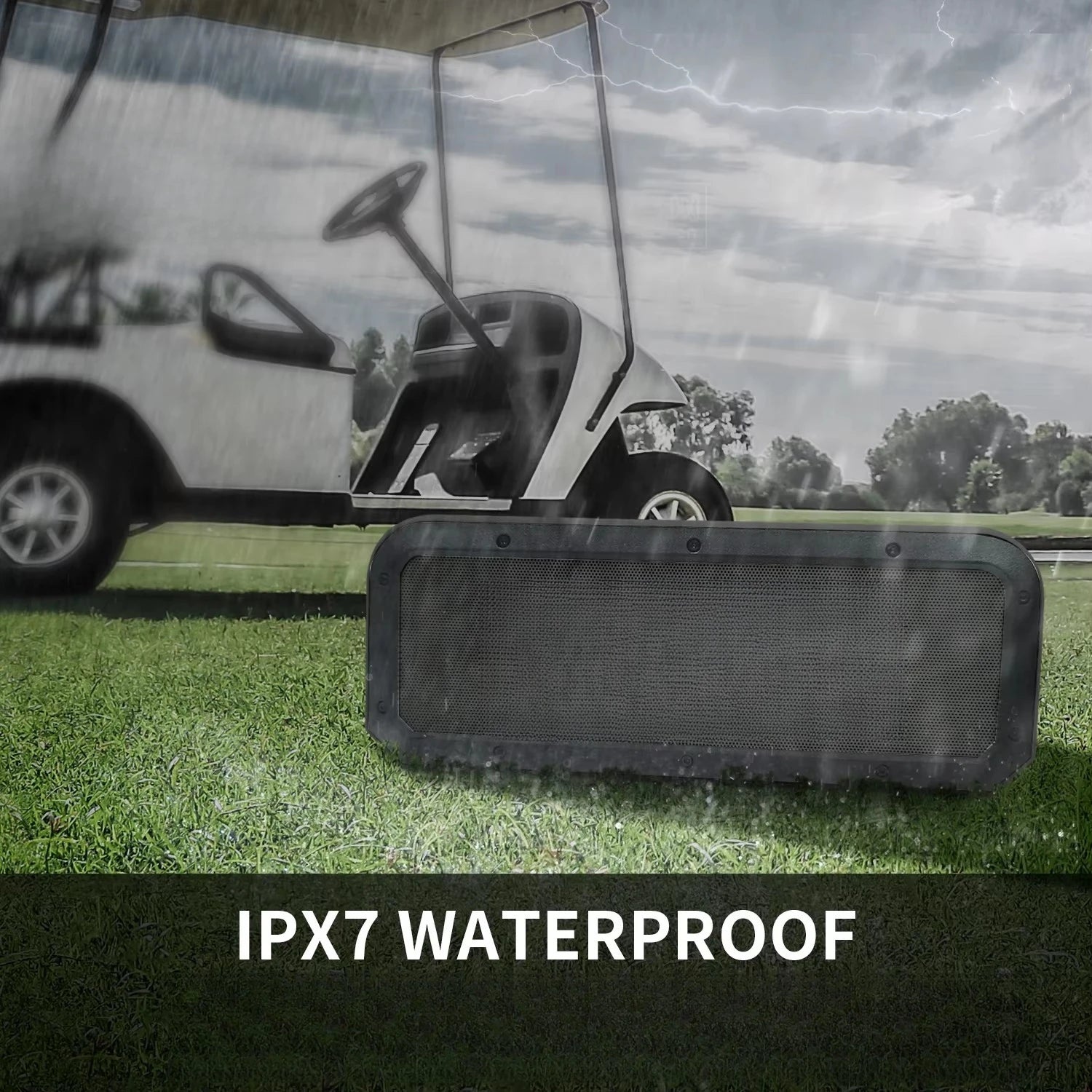 X3S Golf Cart Magnetic Outdoor TWS Speaker 6600mAh Real IPX7 Waterproof BT 5.0 Portable Wireless Speaker for Golf