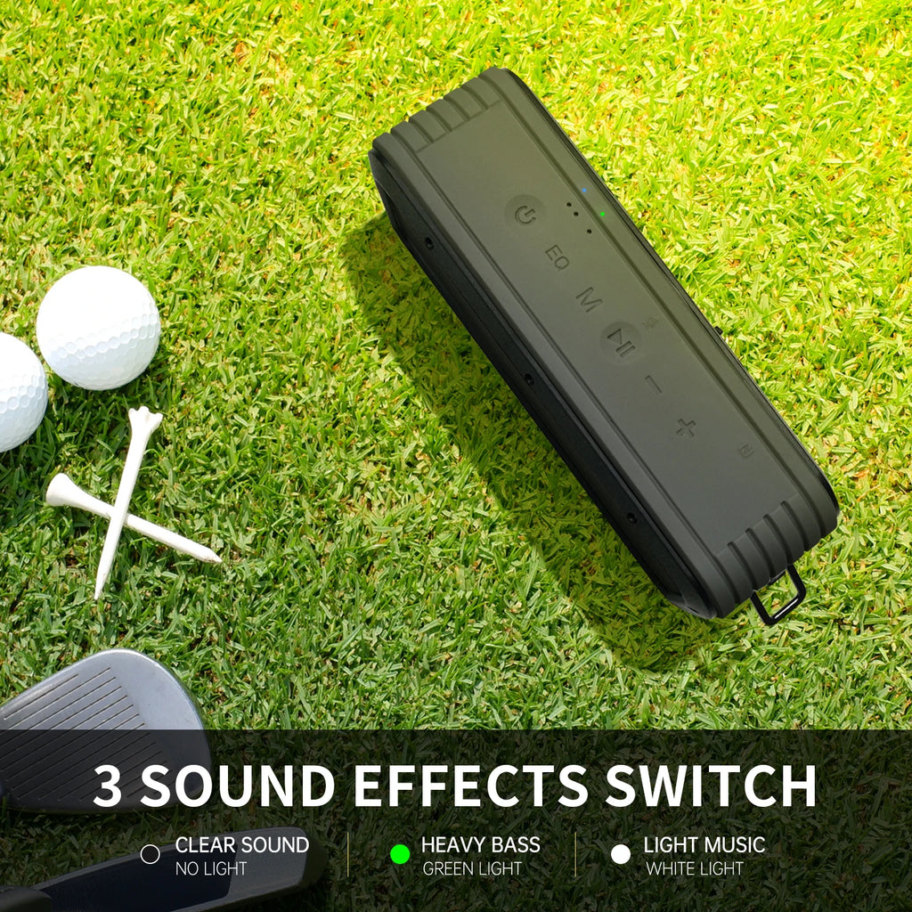 X3S Golf Cart Magnetic Outdoor TWS Speaker 6600mAh Real IPX7 Waterproof BT 5.0 Portable Wireless Speaker for Golf