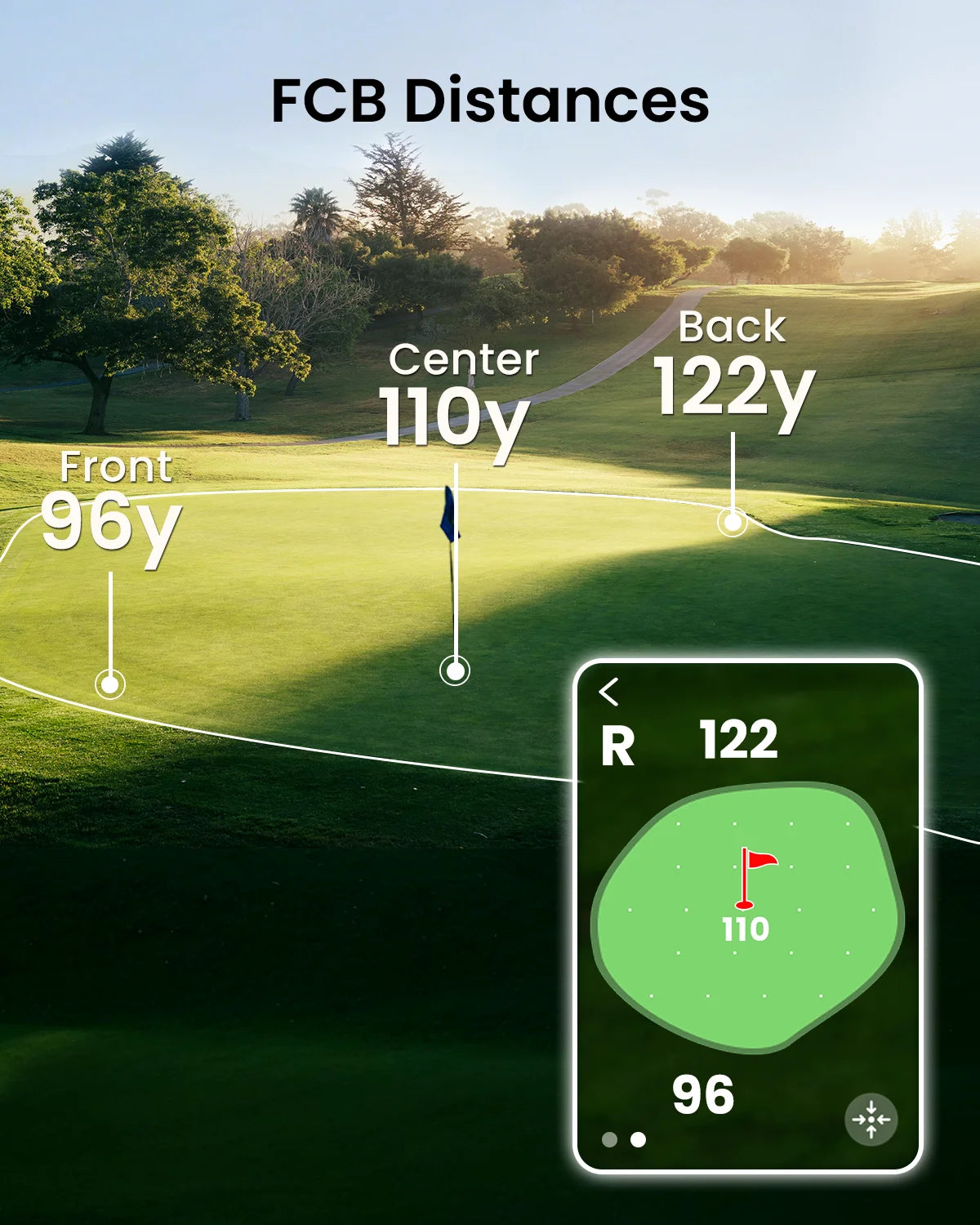 MiLESEEY Golf Speaker GeneSonic Pro with Detachable GPS Rangefinder, 43000+ Courses, View & Audible Distances,Touchscreen