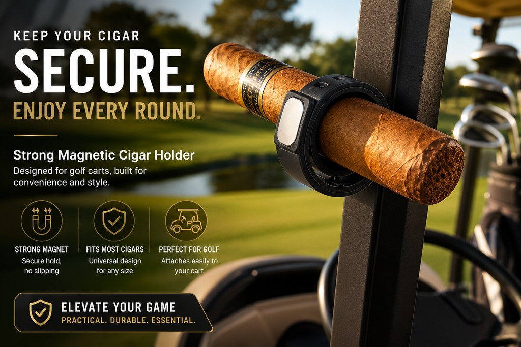 Magnetic Cigar Mount for Golf Carts