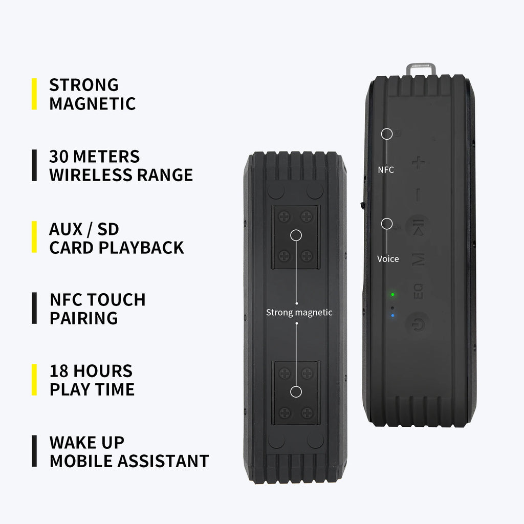 X3S Golf Cart Magnetic Outdoor TWS Speaker 6600mAh Real IPX7 Waterproof BT 5.0 Portable Wireless Speaker for Golf